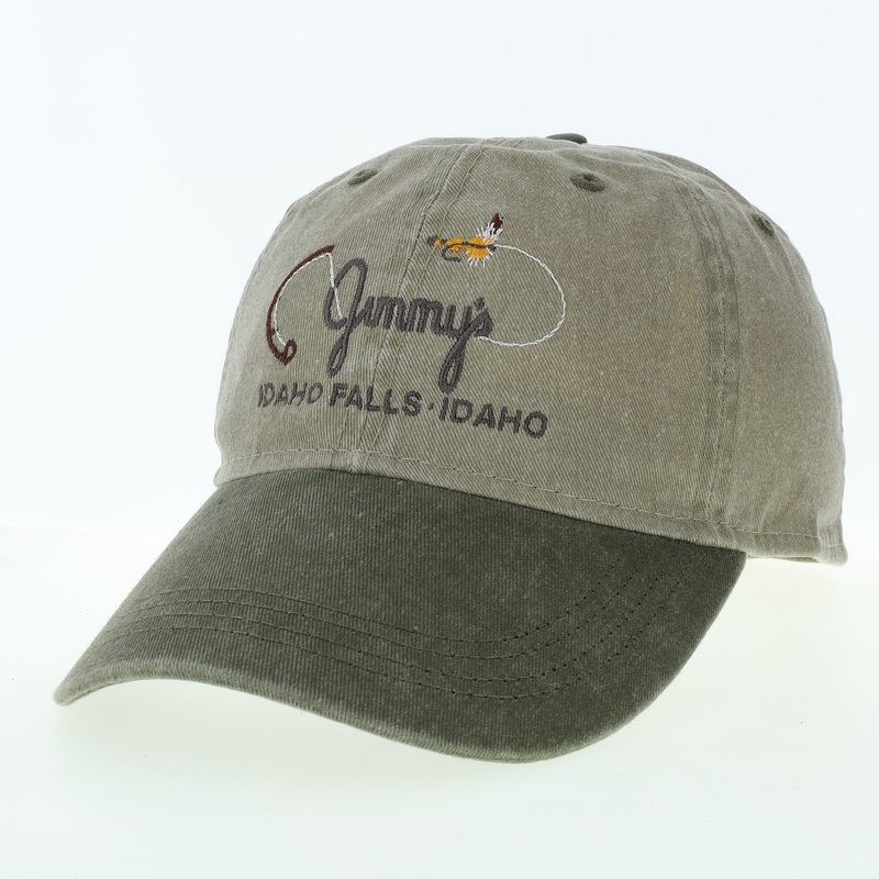 Fly Fish Food Jimmy’s Logo Rod & Fly Hat – Khaki/Conifer