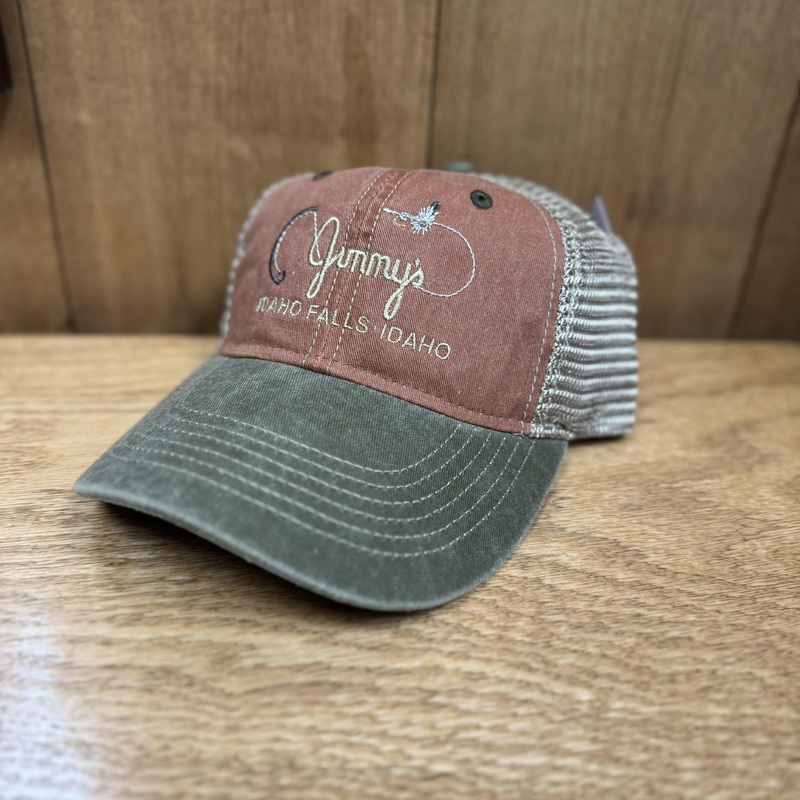 Fly Fish Food Jimmy’s Logo Rod & Fly Hat – Rust/Khaki/Bark