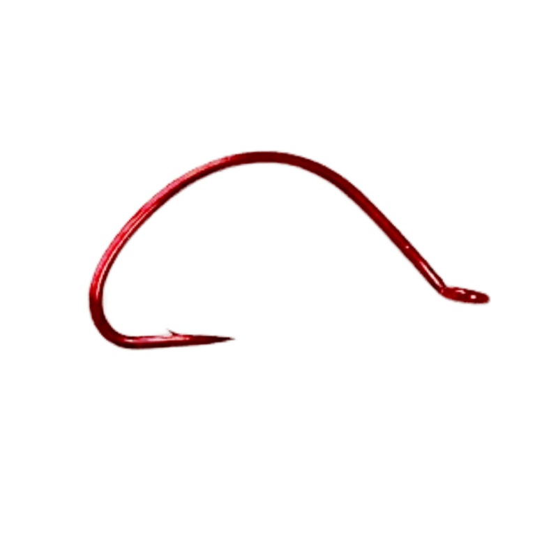 Kumoto K3716R Wide Gap Nymph Hook RED