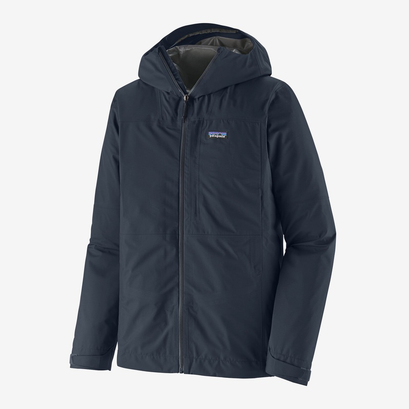 Patagonia – M’s Boulder Fork Rain Jacket – Smolder Blue