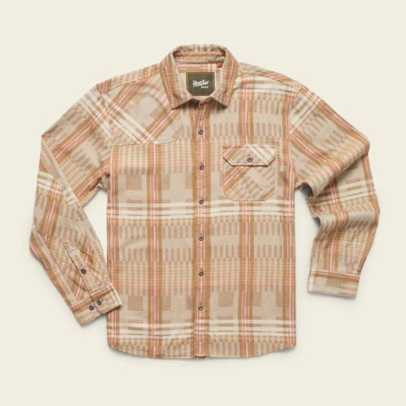 Howler Bros – Harker’s Flannel – Conor Plaid : Natural