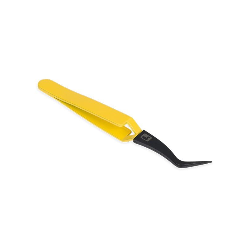 Loon Micro Tip D-Loop Tweezer – Yellow