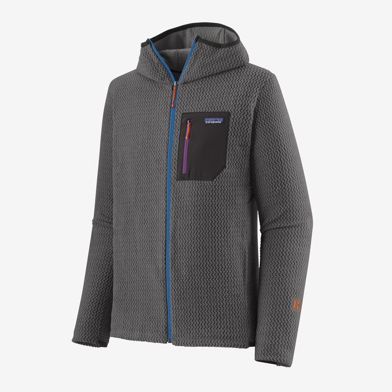 Patagonia – Men’s R1 Air Full-Zip Hoody – Forge Grey
