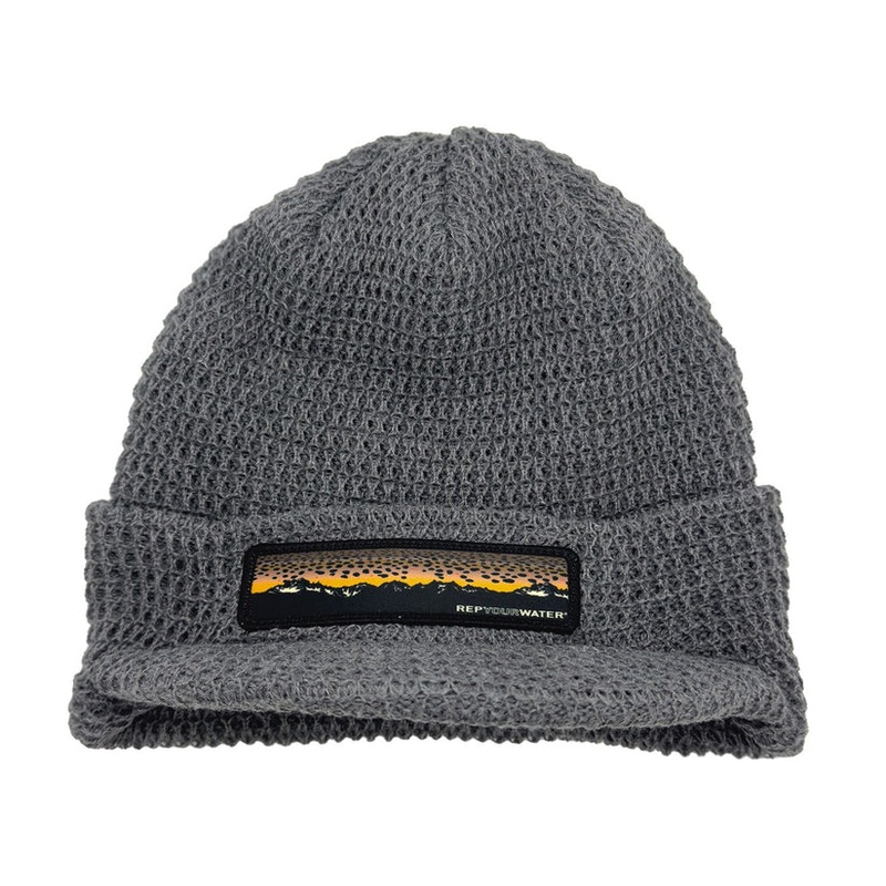 RepYourWater – Brown Trout Mountains Knit Hat