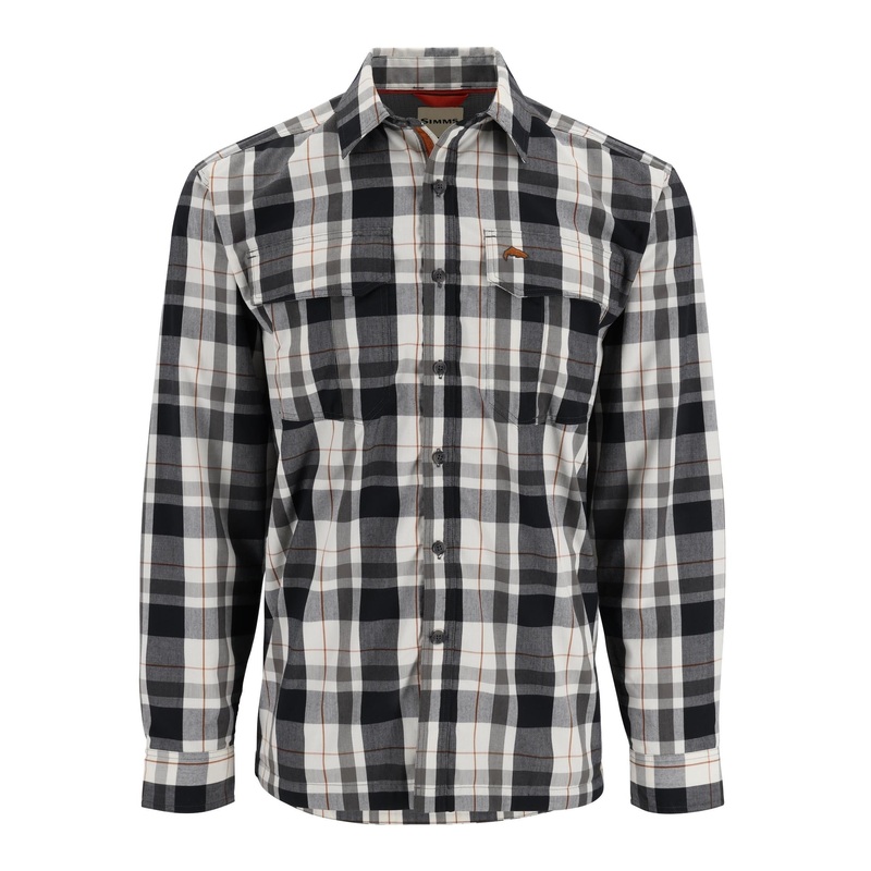 Simms – M’s ColdWeather Shirt – Gunmetal Logan Plaid