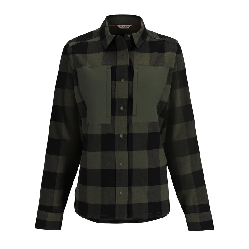 Simms – W’s Guide Flannel – Loden Buffalo Check