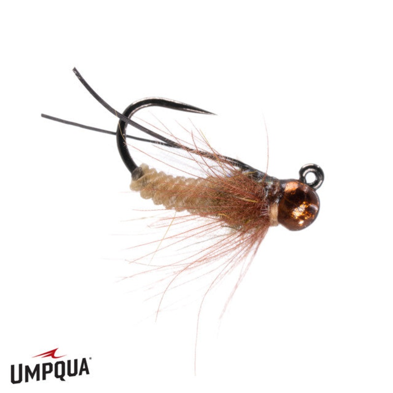 Twisted Caddis Tungsten Jigged – Tan