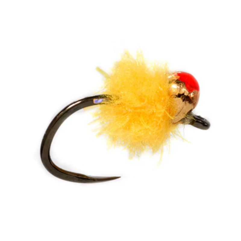 Crostons Tungsten Mini Egg – Sunburst Barbless (Red Dot)