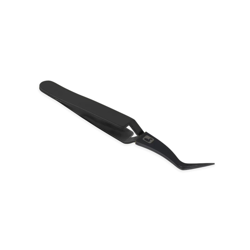 Loon Micro Tip D-Loop Tweezer – Black