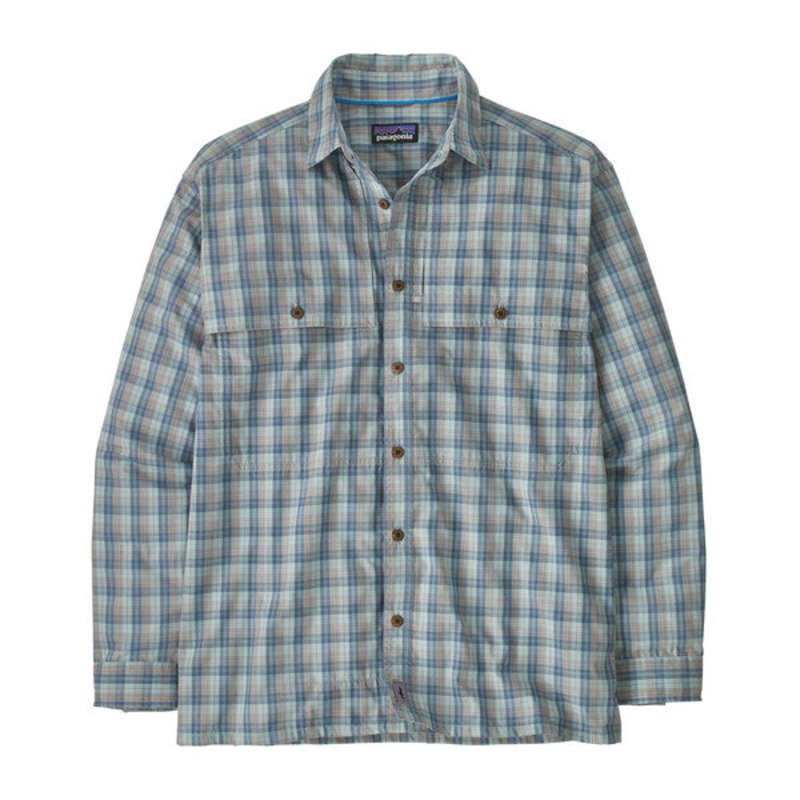 Patagonia – Men’s Long-Sleeved Island Hopper Shirt – Dipper: Utility Blue