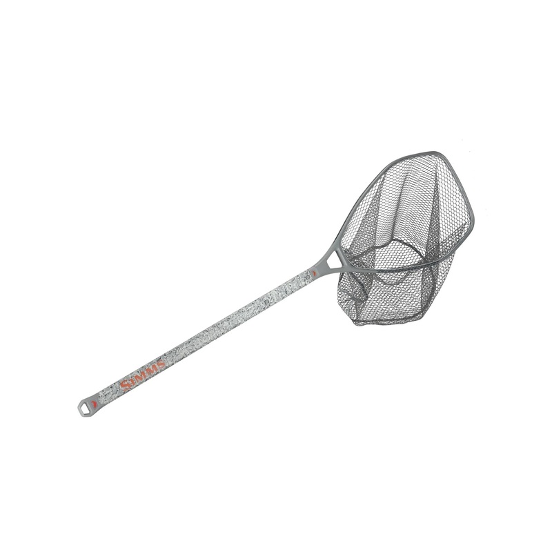 Simms – Daymaker Boat Net – Long Handle – Pebble Steel