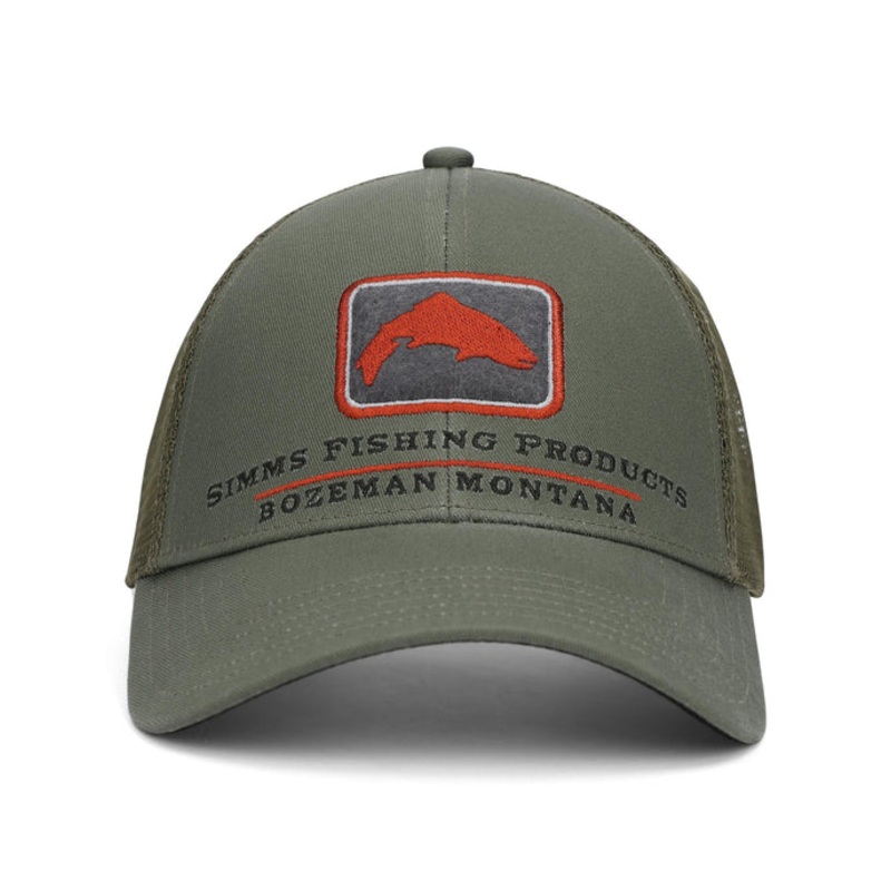 Simms Trout Icon Trucker Hat – Smokey Olive
