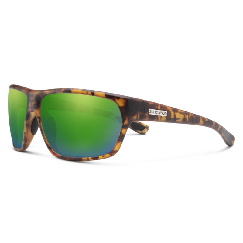Suncloud Boone – Matte Tortoise – Polarized Green Mirror