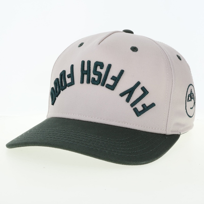 Fly Fish Food Heritage Hat – Stone/Dark Green