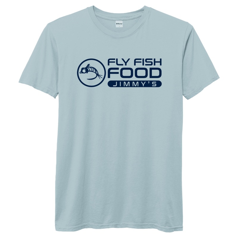Fly Fish Food Jimmy’s Logo Tee – Blue Fog