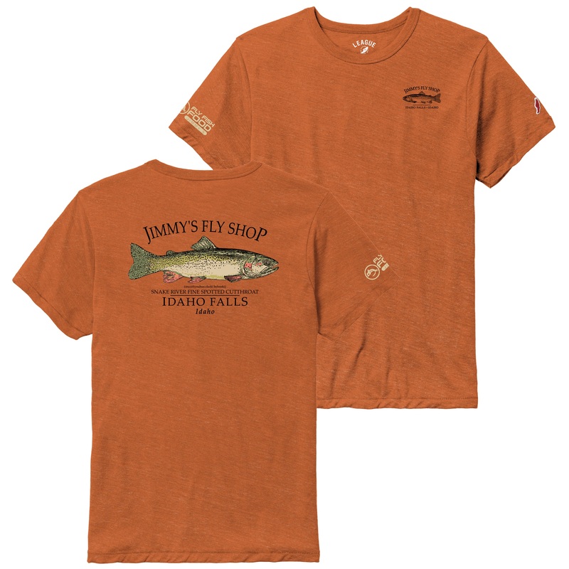 Fly Fish Food Jimmy’s Snake River Cutthroat Trout T-Shirt – Burnt Orange
