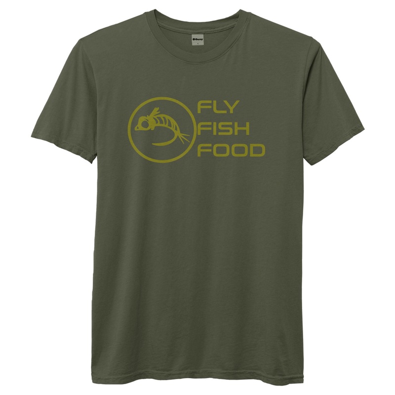 Fly Fish Food Logo Tee – Deep Olive