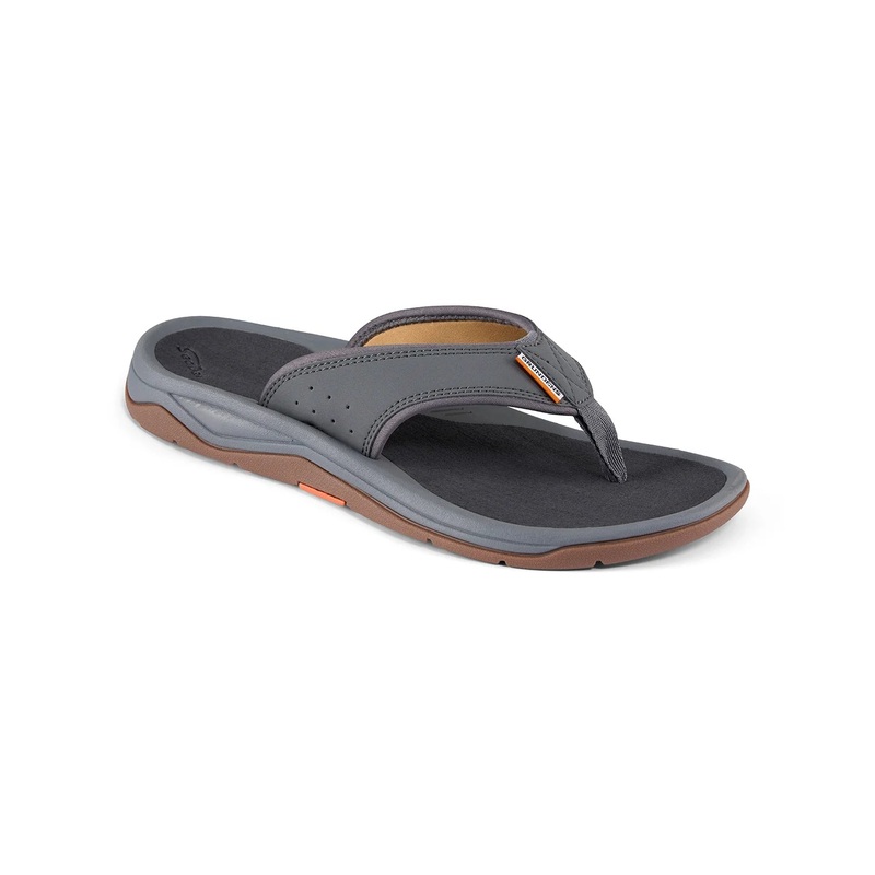 Grundens Deck-Boss Sandal – Smoke