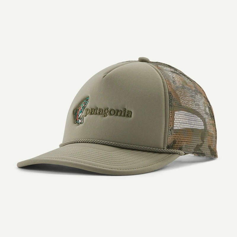 Patagonia Broadcaster Hat – Fish Jump: River Rock Green