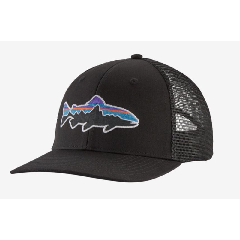 Patagonia Fitz Roy Trout Trucker Hat – Black