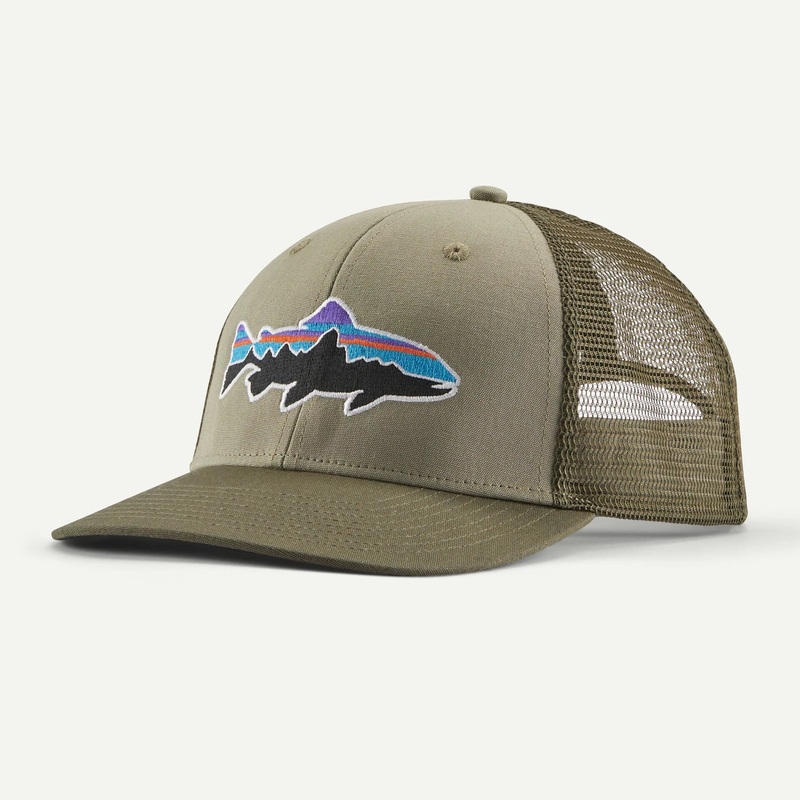 Patagonia Fitz Roy Trout Trucker Hat – River Rock Green