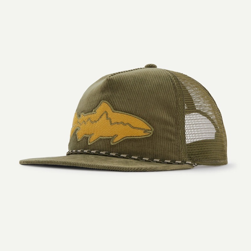 Patagonia Fly Catcher Hat – Fitz Roy Trout: Tent Green