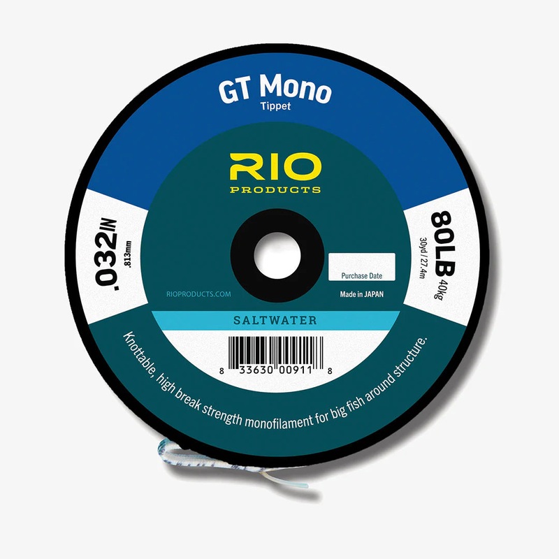 RIO GT Mono Tippet|80 LB|100 LB|120 LB|150 LB
