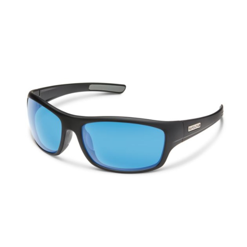 Suncloud Milestone – Matte Black – Polarized Blue Mirror
