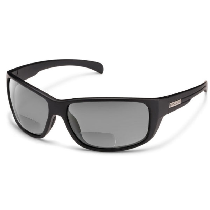 Suncloud Milestone Reader – Matte Black – Polarized Gray +1.50