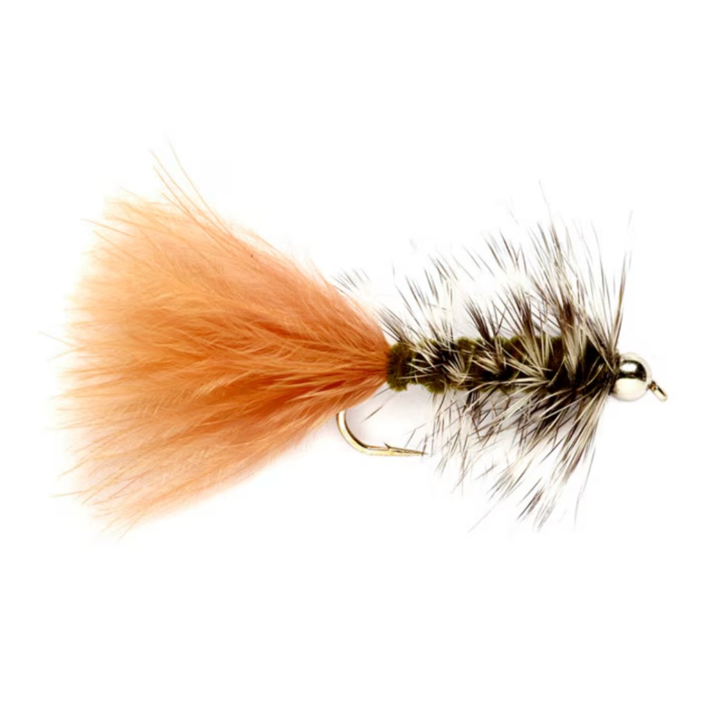 Woolly Bugger Olive – Beadhead