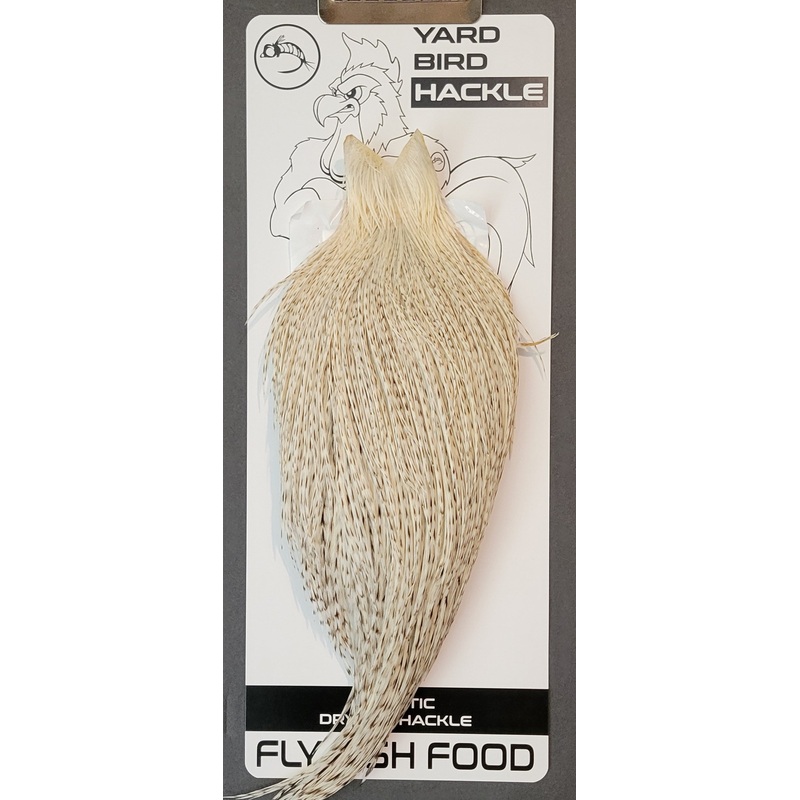 Flash Sale Hackle 12 – Yard Bird Cape – Salt & Pepper (sizes 8-22)