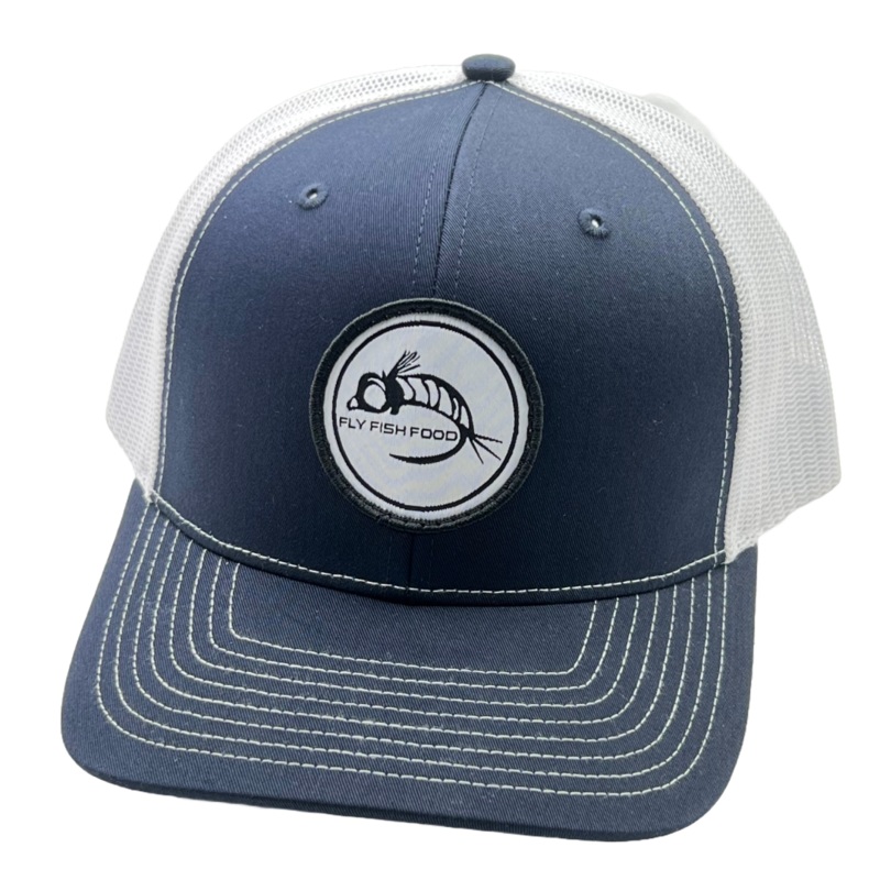 Fly Fish Food Logo Hat – Navy & White Stitching