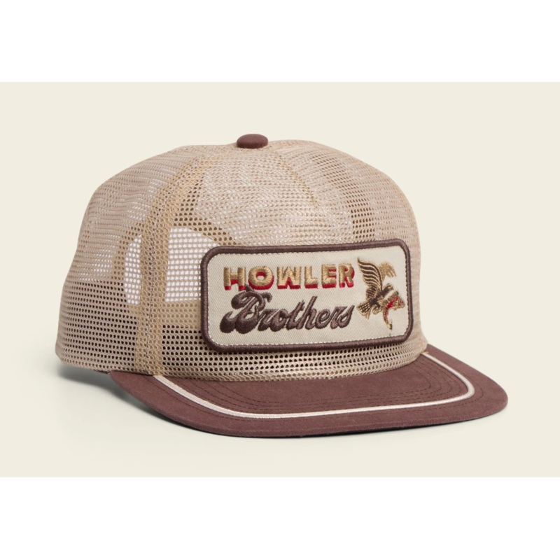 Howler Bros Unstructured Snapback Hat – Feedstore: Osprey Prey:Khaki/Brown