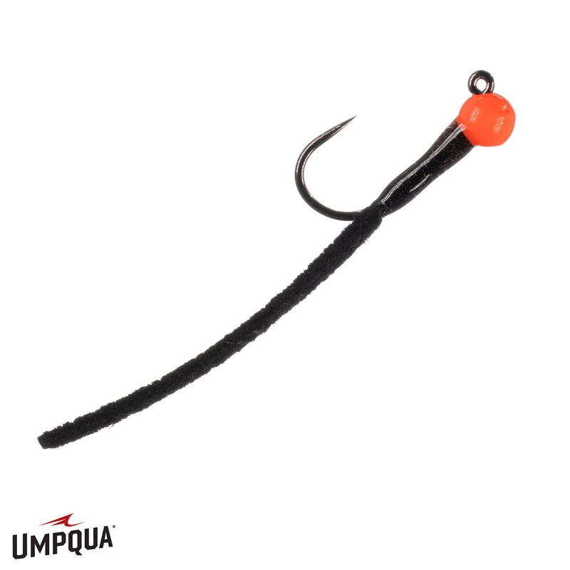 Jigged Leather Leech – Black/Orange