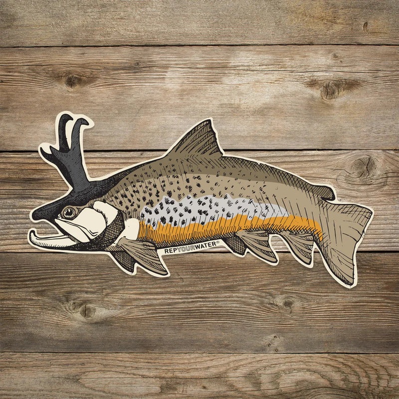Rep Your Water – Troutalope Sticker