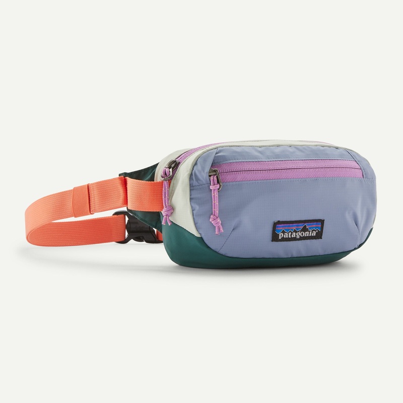 Terravia Mini Hip Pack 1L – Patchwork: Barnacle Blue