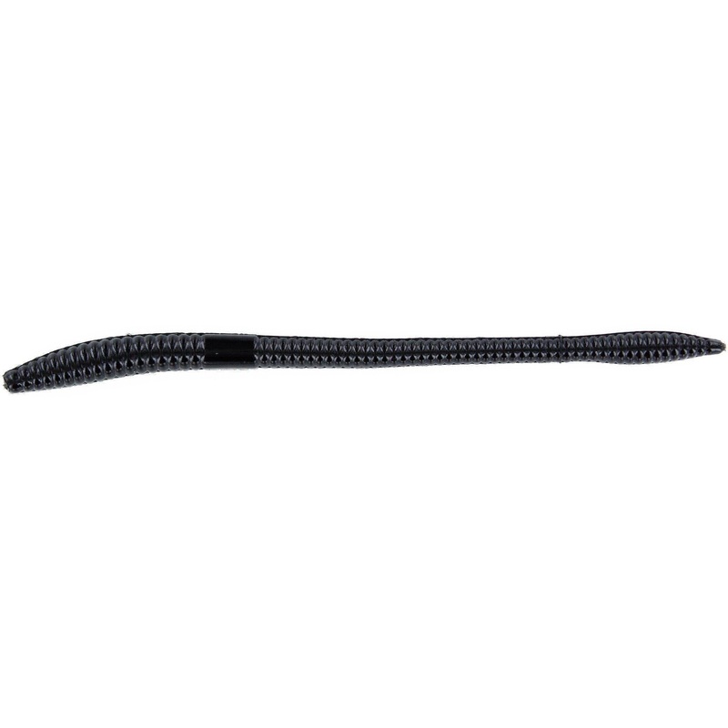 Zoom Trick Worm 6.5” Black 20Pk