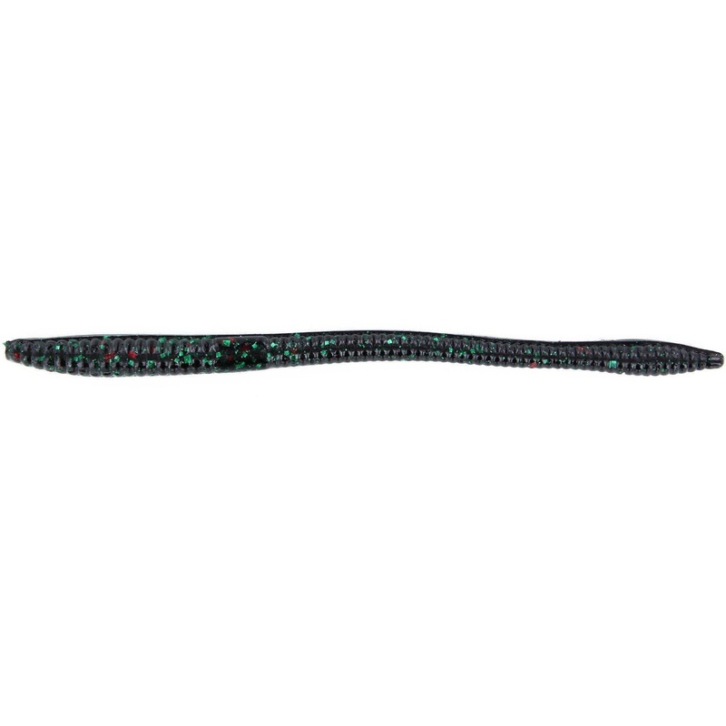 Zoom Trick Worm 6.5” Black Emerald 20Pk