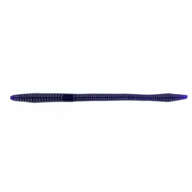 Zoom Trick Worm 6.5” Black Grape 20Pk