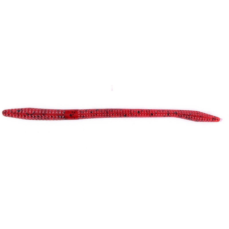 Zoom Trick Worm 6.5” Cherry Seed 20Pk