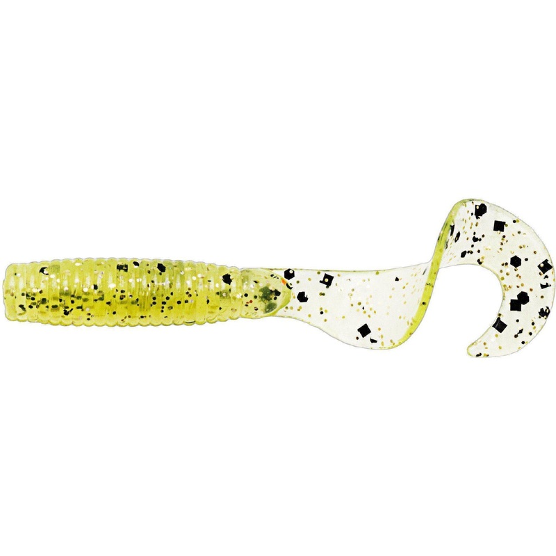Z Man Grubz 3.5 Chartreuse Sparkle 6 Pack