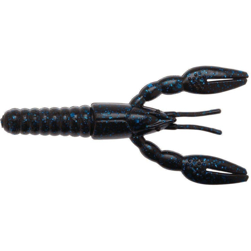 Z Man Punch Crawz 4 Black Blue Flake 6 Pack