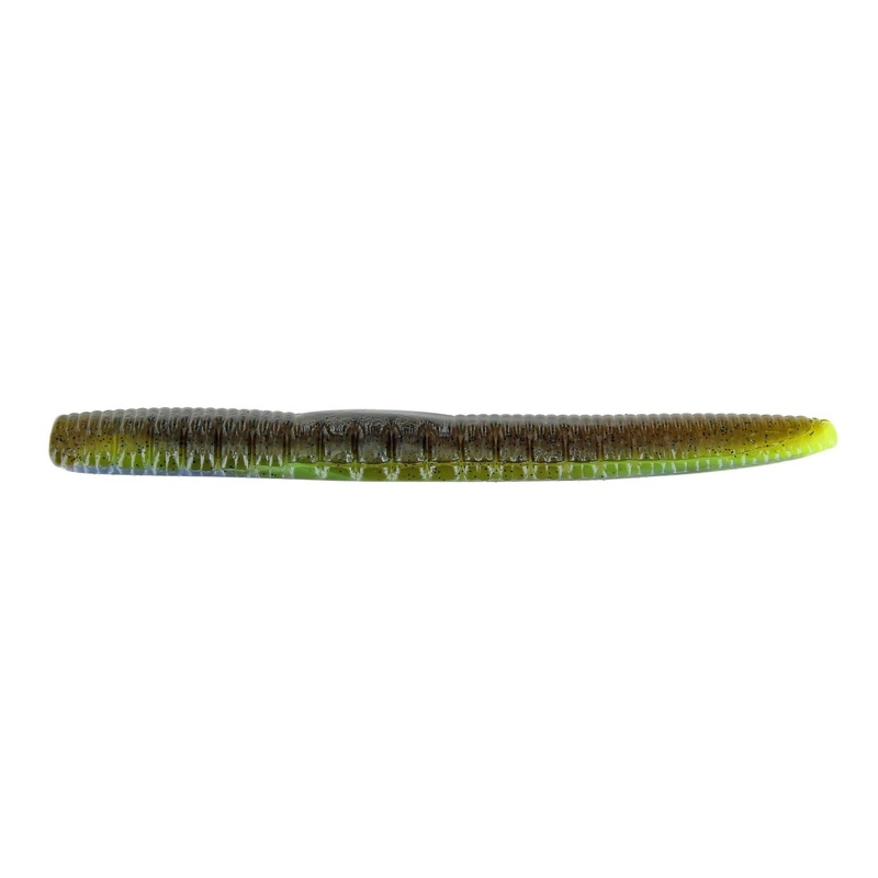 Roboworm 3 Ned Worm Green Pumpkin Perch N3-Fk3B 8Pk