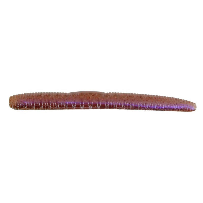 Roboworm 4.5 Ned Worm Oxblood Light Red Flk N5-A2Ar 6Pk