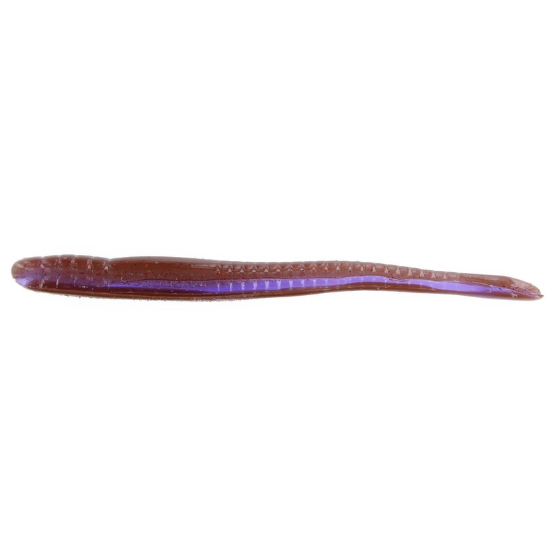 Roboworm Fat Straight Tail 4.5 Sk-A2Ar Oxblood Light/Red Flake 8Pk
