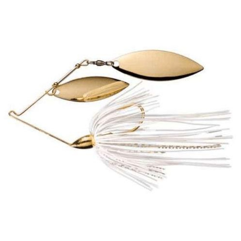 War Eagle Spinner Bait Double Willow Gold White Gold