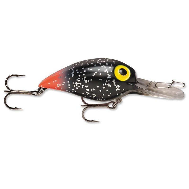Storm Original Wiggle Wart 05  Black Glitter / Fluorescent Red Tail