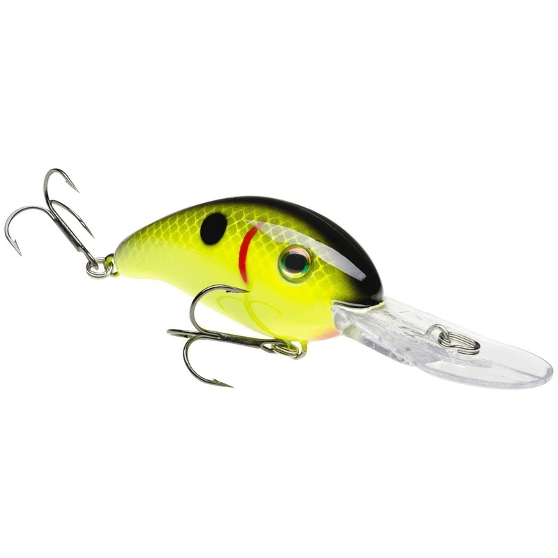 Strike King Pro-Model 3Xd Black Back Chartreuse