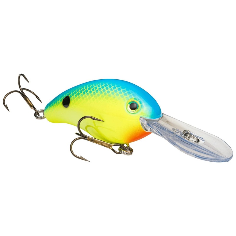 Strike King Pro-Model 4 Powder Blue Back Chartreuse