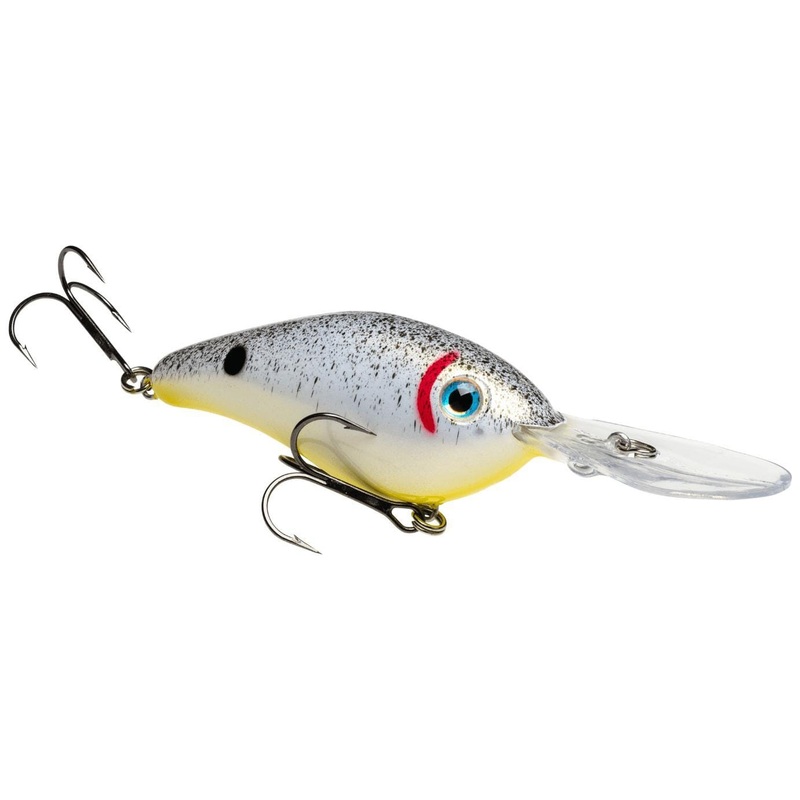 Strike King Pro-Model 6 Xd Pearl Black Chartreuse Belly
